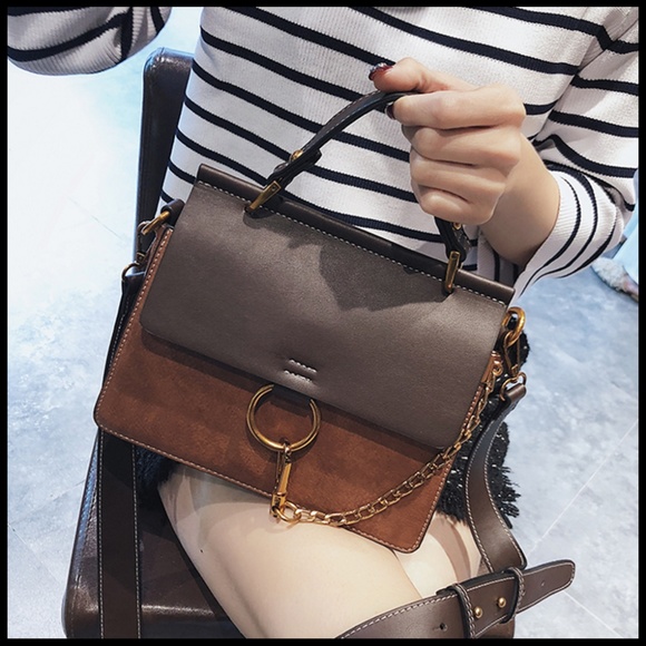 NEW ELLA O Ring Chain Buckle Crossbody - Picture 5 of 8